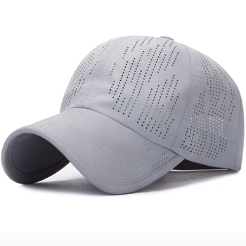 

HT2486 Baseball Cap Summer Caps for Men Women Breathable Sun Hats Solid Plain Adjustable Trucker Cap Men Women Hollow Sport Cap