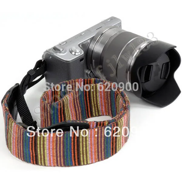 Гарантия модный винтажный хиппи вязаный ремешок для камеры шейный ремешок для DSLR для canon nikon sony pentax slr