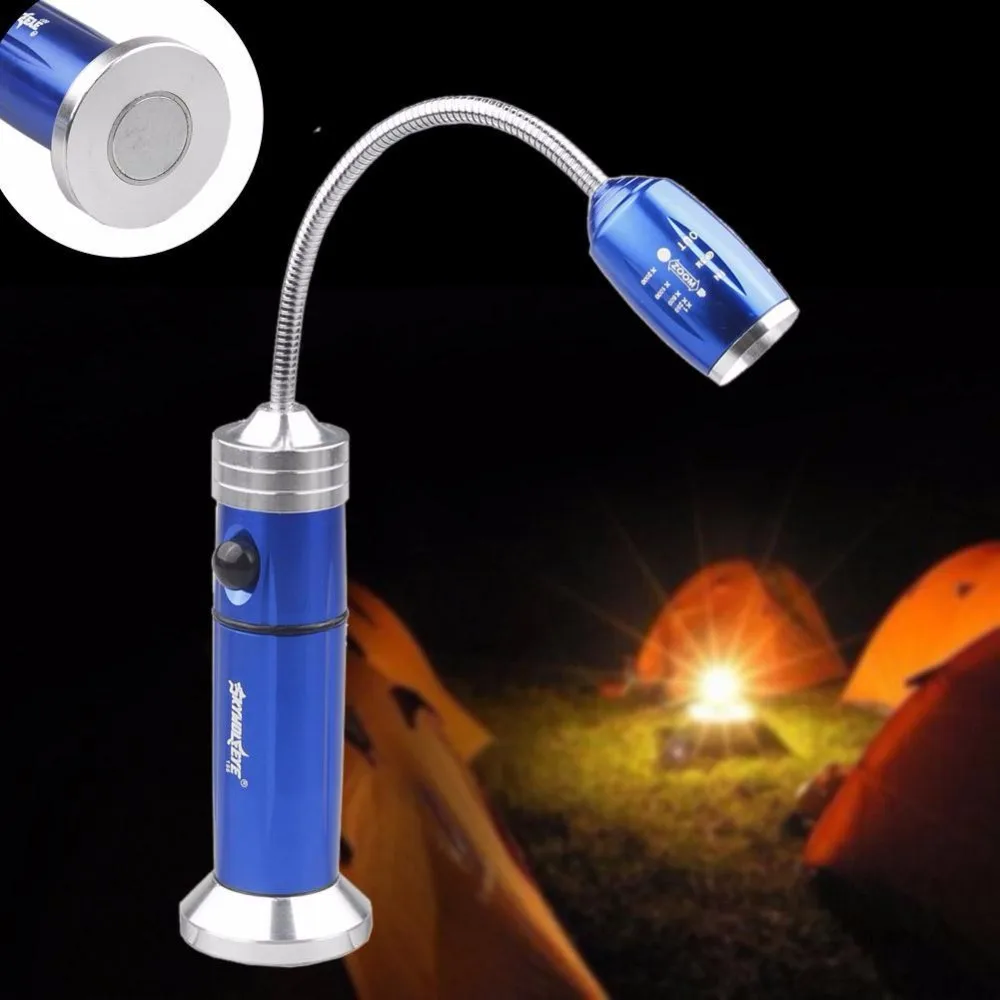 Professional Blue LED Flashlight Camping Hunting Torch 3 Modes 1000LM Q5 Work Light Repair