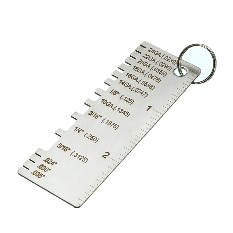 Useful Stainless Steel Metal Thickness Measuring Tool Soldering Wire