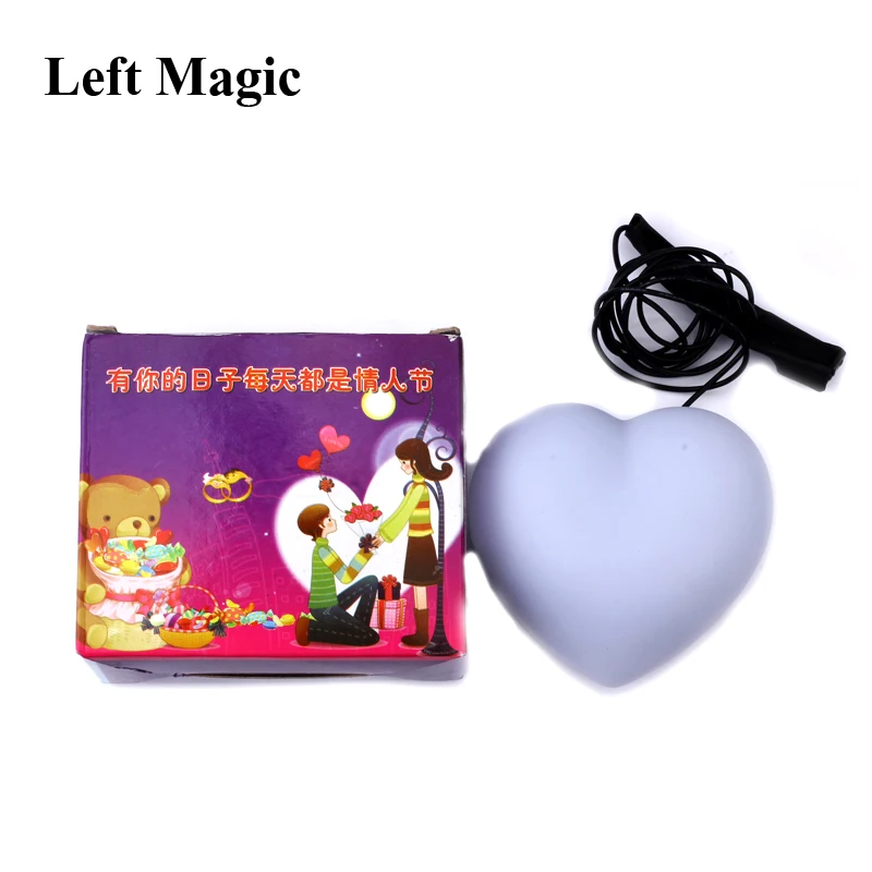 

Heart Light (Red Color) Magic Tricks Appearing Lighting Stage Close Up Party Gimmick Props Lovely Comedy Accessories