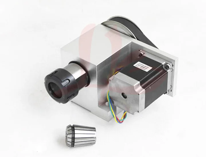

CNC 4th axis ( A aixs, Rotary axis ) with collet for cnc router cnc milling machine