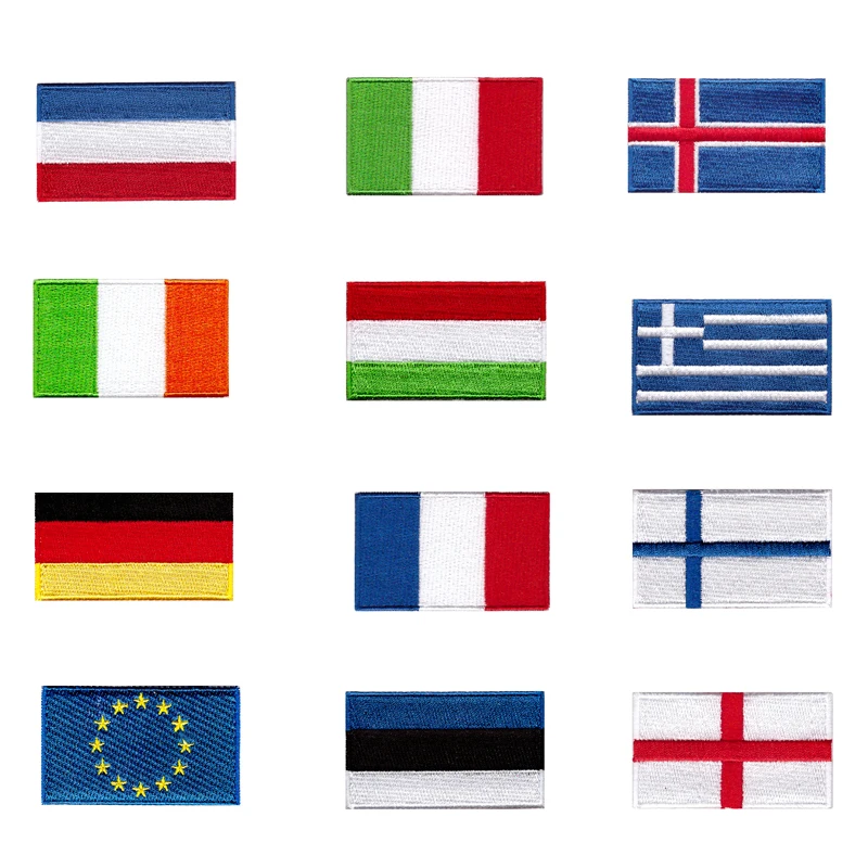 

The badge of national flag for WARGAME can be sewed and ironed, but can be pasted on both sides. DIY clothing stickers.