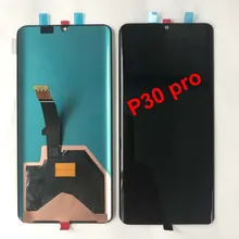 Super AMOLED 6,4" Дисплей для HUAWEI P30 Pro ЖК-дисплей Сенсорный экран для HUAWE P30Pro ЖК-дисплей VOG-L29 VOG-L09 VOG-L04