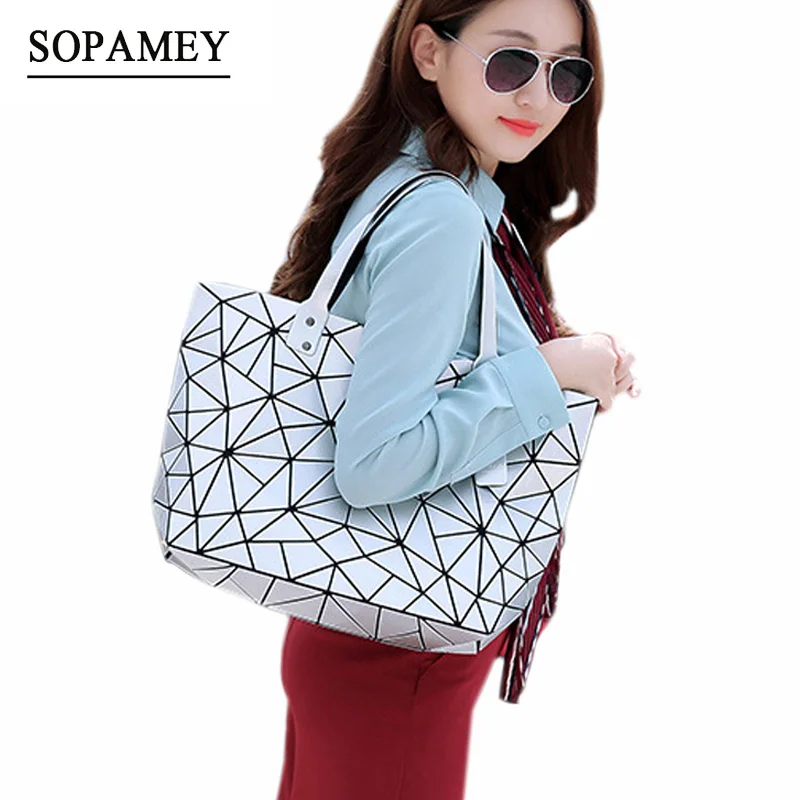 2018 Fashion Bao Bags Women Handbags Famous Brands Geometry Ladies Messenger Bags Folding Shoulder Bags Tote Handbag bolsa