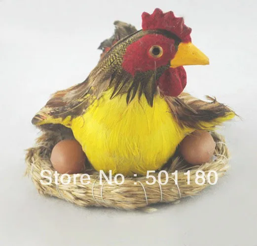 

free shipping artificial hen hen craft decorative hen