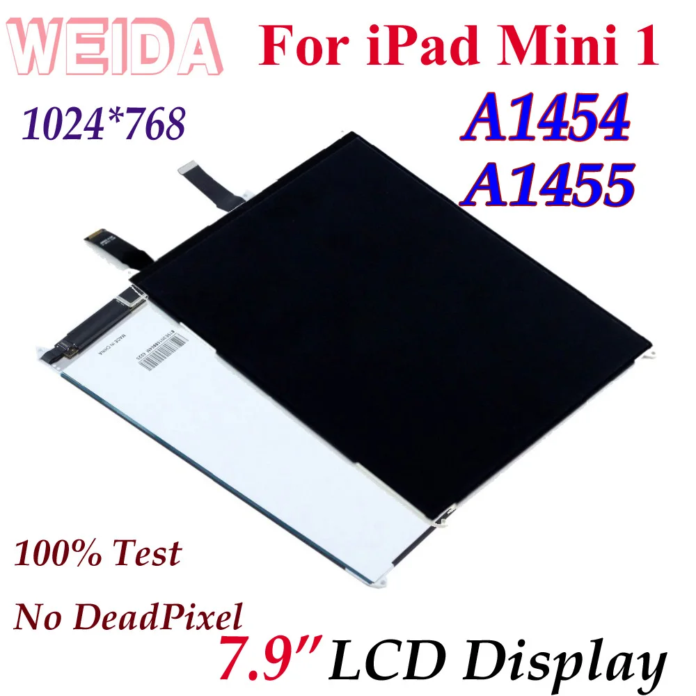 Замена ЖК-дисплея WEIDA 7," для iPad Mini mini1 A1454 A1455, ЖК-дисплей, сенсорный экран, дигитайзер, стекло, замена по отдельности