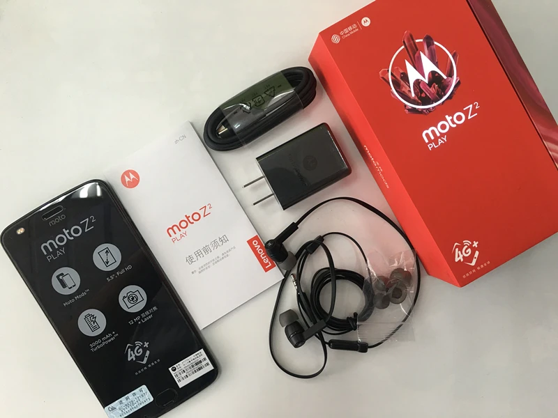 Motorola MOTO Z2 Play Android 8,0 4G 64G Octa Core 2,2 GHz 5,5 ''1920*1080 P 12.0MP Поддержка отпечатков пальцев NFC