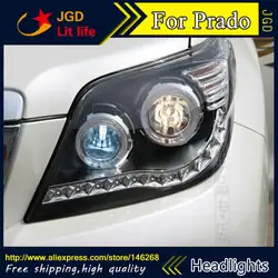 Высокое качество! Hid светодиодные фары hid грыжи лампы аксессуар продукты для Toyota Prado 2012 стайлинга автомобилей