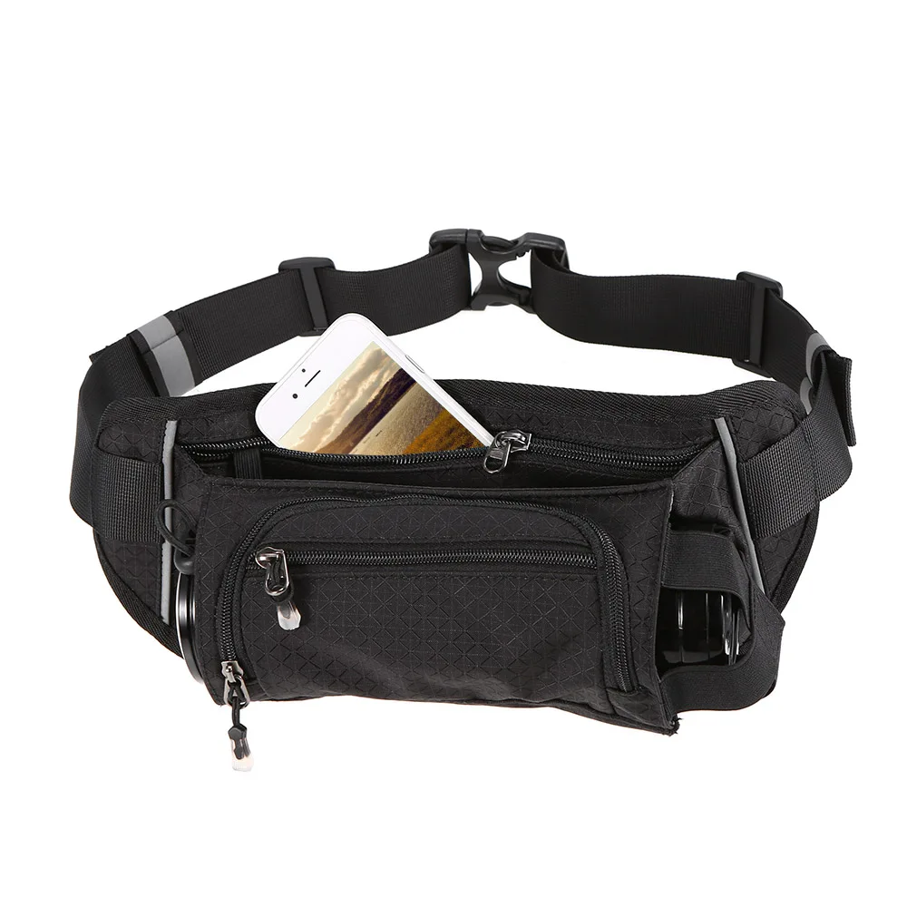 Us 11 35 47 Off Reflective Waist Pack Men Women Gym Bag Running Belt Phone Case Hiking Sports With Water Bottle Holder Pocket In Us 11 35 47 Off Reflective Waist Pack Men Women Gym Bag Running Belt Phone Case Hiking Sports With Water Bottle Holder Pocket In