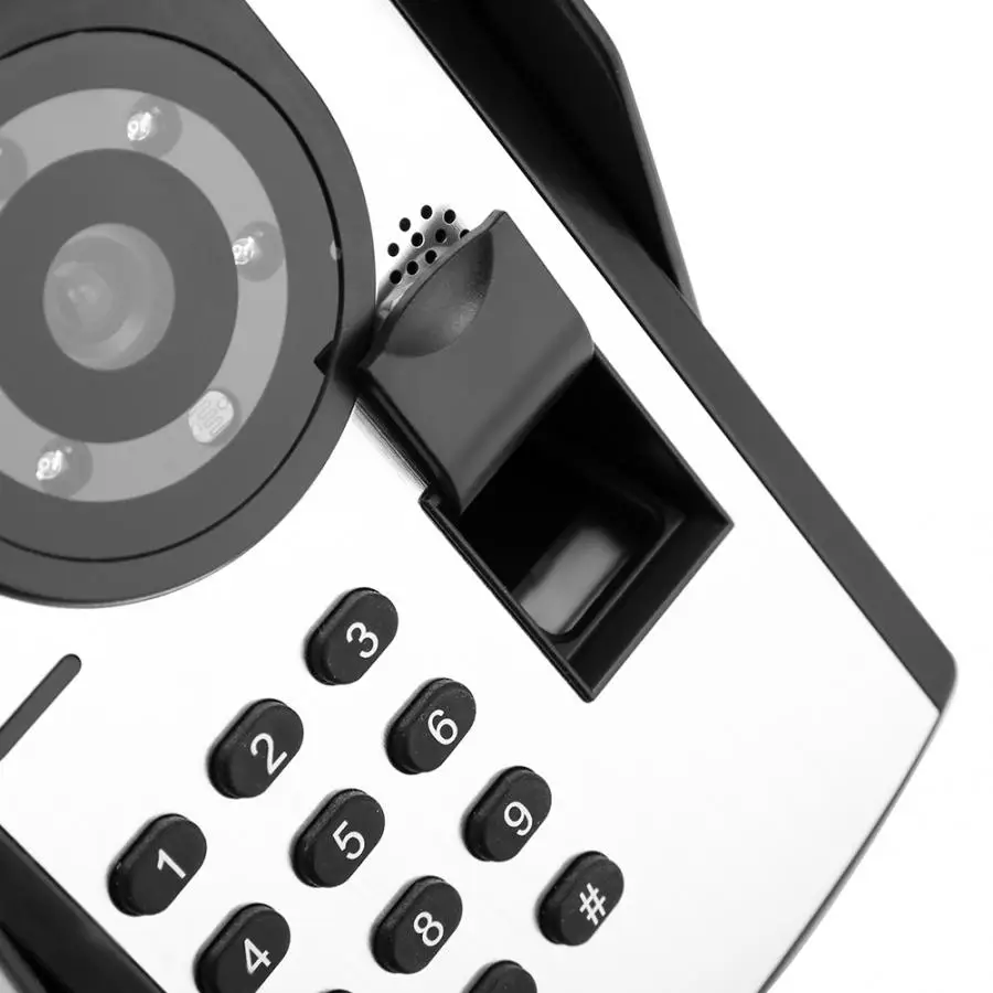7in lcd IP пароль отпечатка пальца дистанционного ИК Видео Смарт дверной звонок монитор домофон 2019