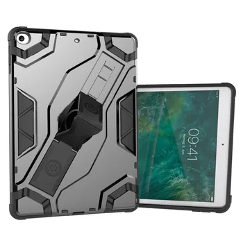 

For Ipad 9.7 2017/2018 Inch Heavy Duty Hard Stand Anti Shock Tablet Case Cover With Hand Strap 20J Drop Shipping