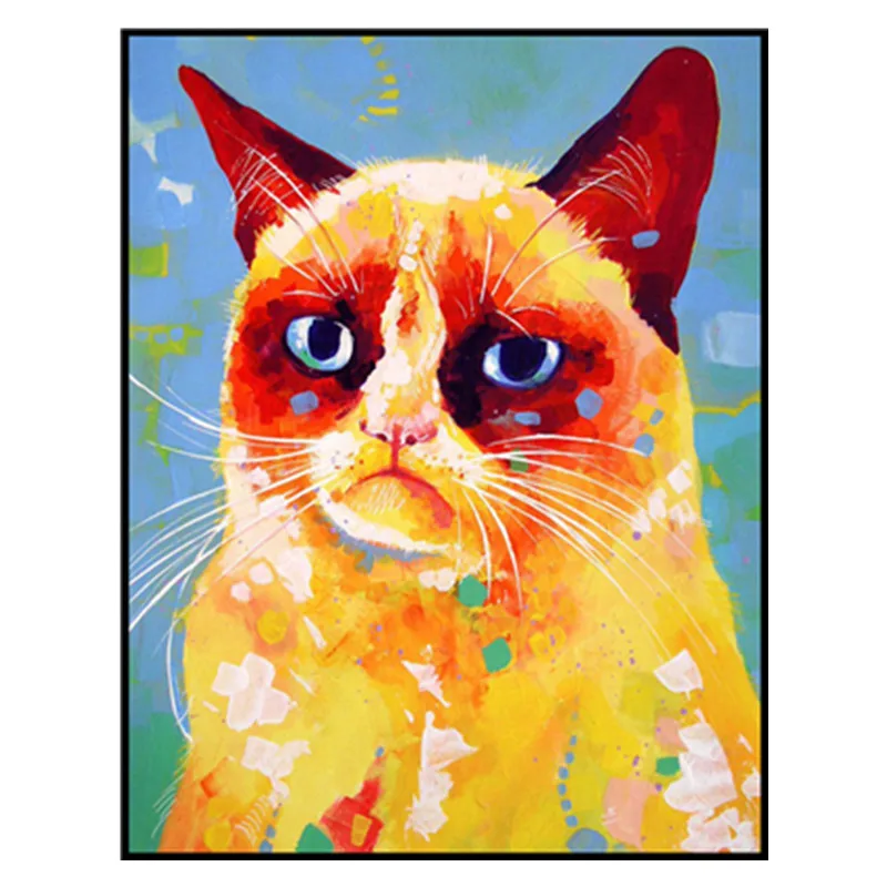 

Diamond Cross Stitch /DIY Animal Set / Full Round Diamond / Diamond Embroidery / Sticker