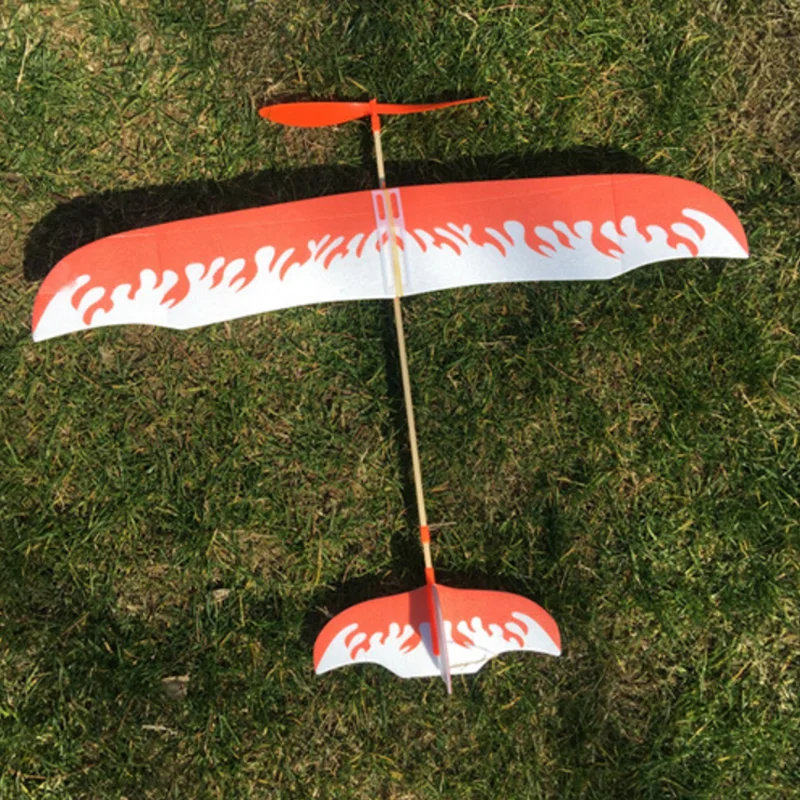 

1Set Elastic Rubber Band Powered Flying Airplane Plane Glider Educational Sciences Models for DIY Assembly Toys Kids Funny Gifts