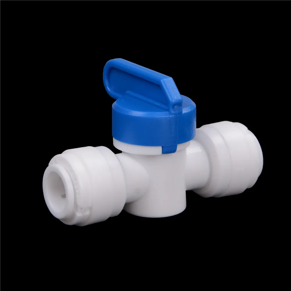 3/8"- 3/8" Valve Water Reveser Osmosis Aquarium System Fittings PE Pipe Hose Quick Connection Ball