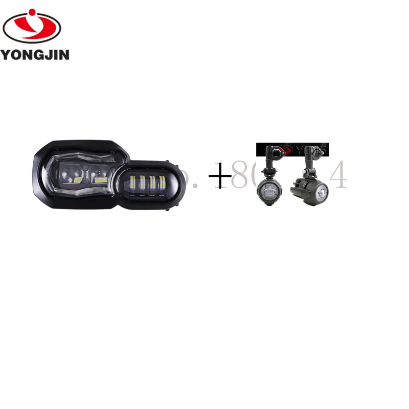  For BMW F650GS F700GS F800GS F800GS Adv F800R LED Headlight Projector (N0T HID) - 32839598903