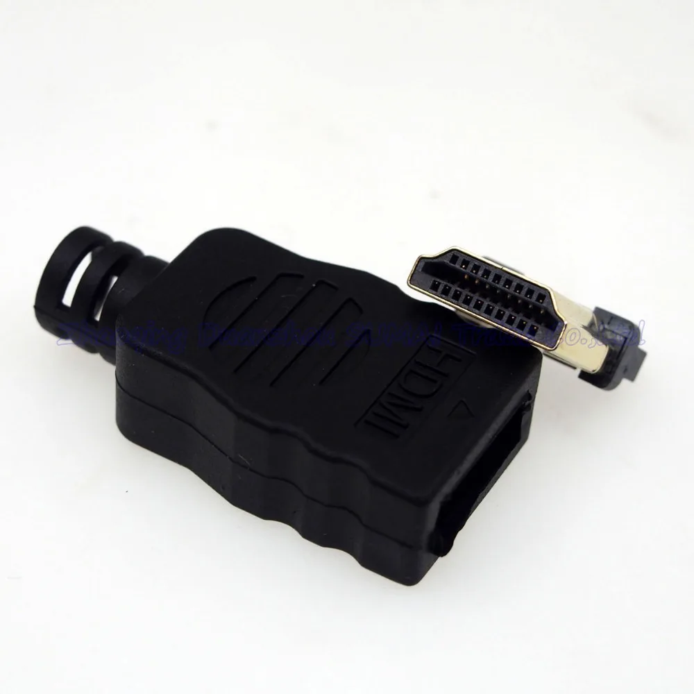 5 компл. Высокое качество позолоченный HDMI разъем паянный Соединительный