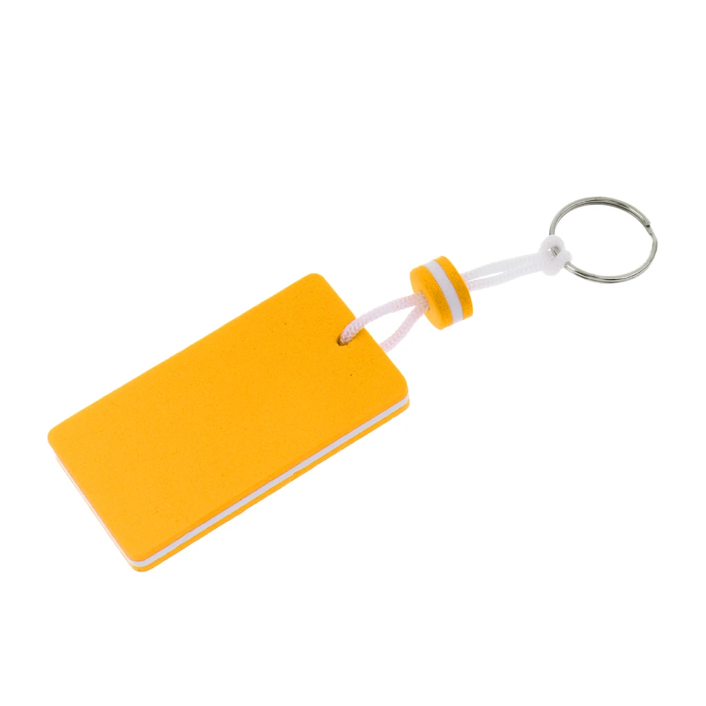 Yacht Boating Drifting Sailing Buoyant Floating Key Chain Key Ring Keys Holder- Rectangle Shaped for Fishing Surfing Kayak