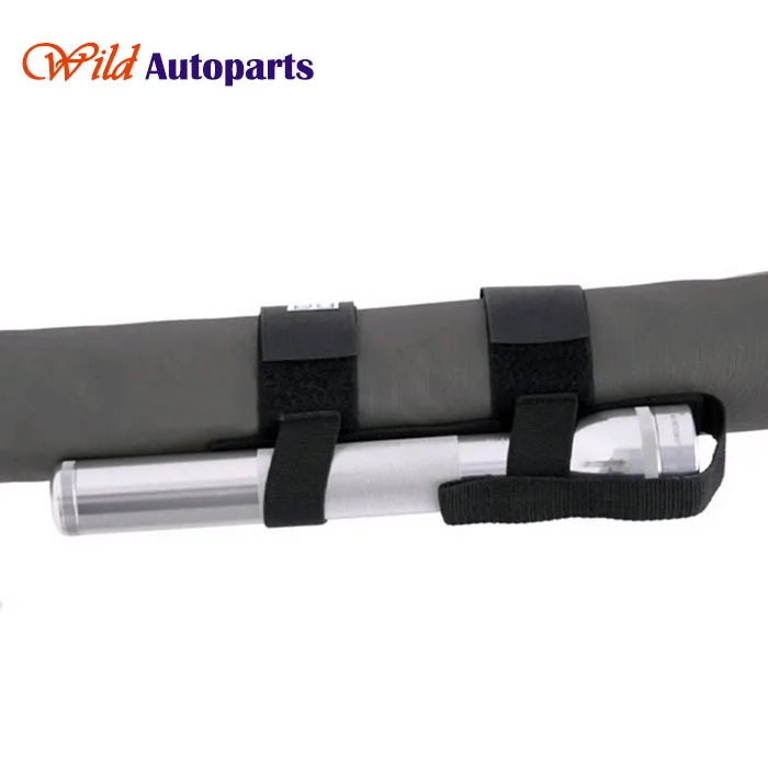Black Roll Bar Mount Mag Light Flashlight Holder f...