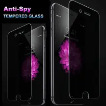 100 шт/партия анти-подсвечивание-шпион надежное Закаленное стекло протектор экрана для iphone 6 защитная пленка для iphone 6 4,7 дюймов