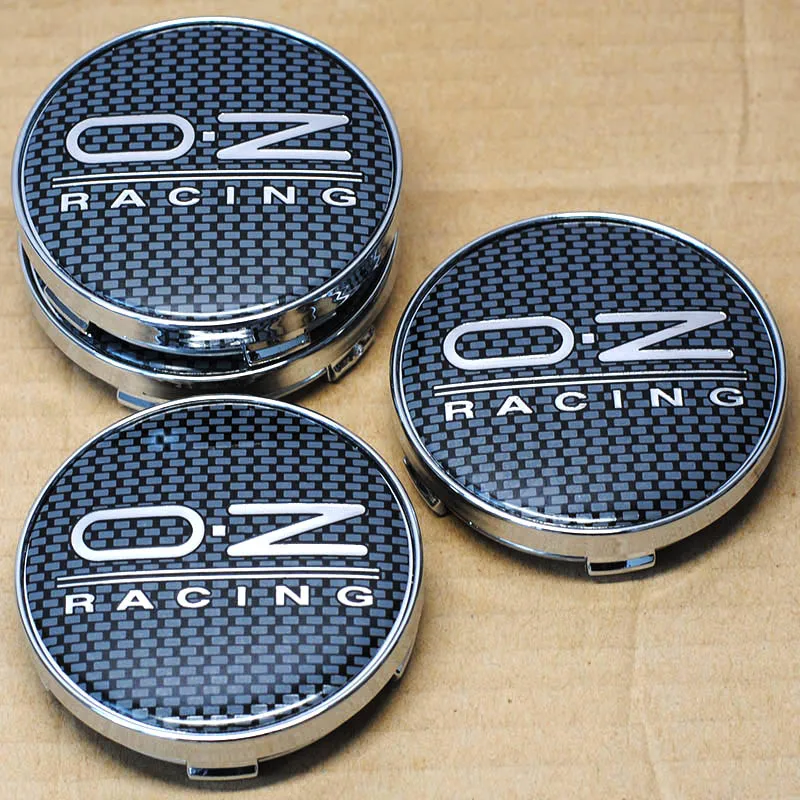 

4pcs/lot 60mm OZ O Z Racing Car Wheel Center Hub Cap Badge Emblem Decal for Citroen Ford BMW Renualt Volkswagen Nissan Audi etc.