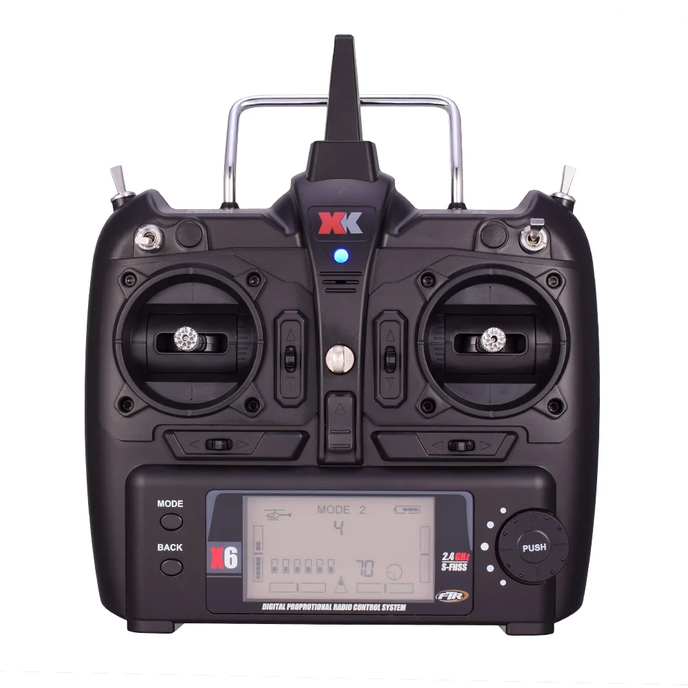 Wltoys XK K120 6CH 3D 6G система дистанционного управления игрушка бесщеточный мотор RC вертолет с передатчиком совместим с FUTABA S-FHSS