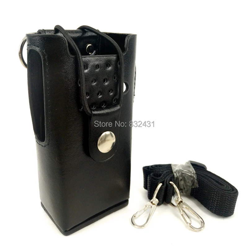 Walkie Talkie кожаный защитный рукав жесткий Кобура сумка чехол для MOTOROLA GP3688 CP200 CP040 CP140 двухстороннее радио