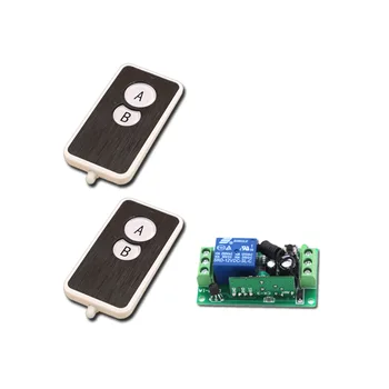 

Best Price RF Wireless Remote Control Switch 9V 12V 24V 1CH Relay Switches with2 Transmitter Compatible with 2262