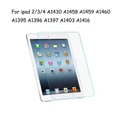 10 шт. закаленное Стекло Экран протектор для ipad 2 3 4 A1430 A1458 A1459 A1460 A1395 A1396 A1397 защитная пленка + Чистящие Салфетки