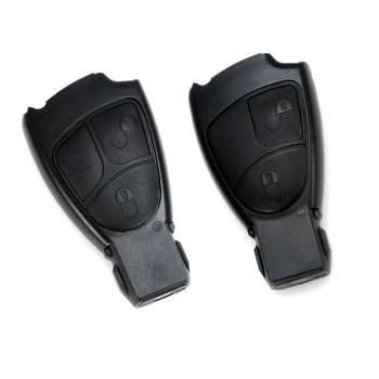 

LIN&GUO 3 Buttons Remote Car Key Fob Case For Mercedes Benz B C E ML S CLK CL Vito 639 3BT Rreplacement Shell