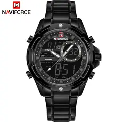 NAVIFORCE Элитный бренд для мужчин светодиодный цифровой спортивные часы мужской водонепроницаемые кварцевые часы s Военная Униформа наручные