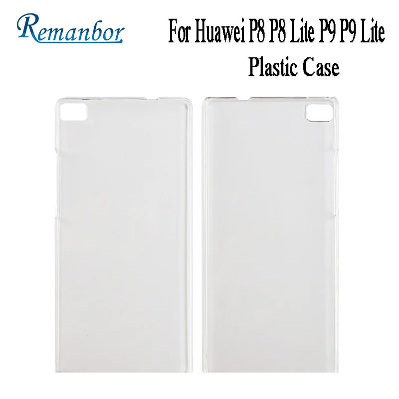 Remanbor For Huawei P8 P8 Lite P9 P9 Lite Hard Plastic Case Protector Transparent Back Cover for