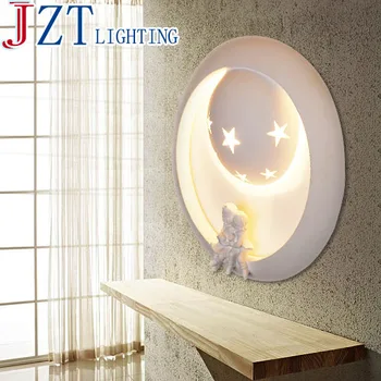 

ZYY LED g9 Gypsum Art Cartoon Wall Lamp Weight 3kg Size Dia33*T7cm Pure Handmade Concise Lamp For Corridor Children Room Bedroom