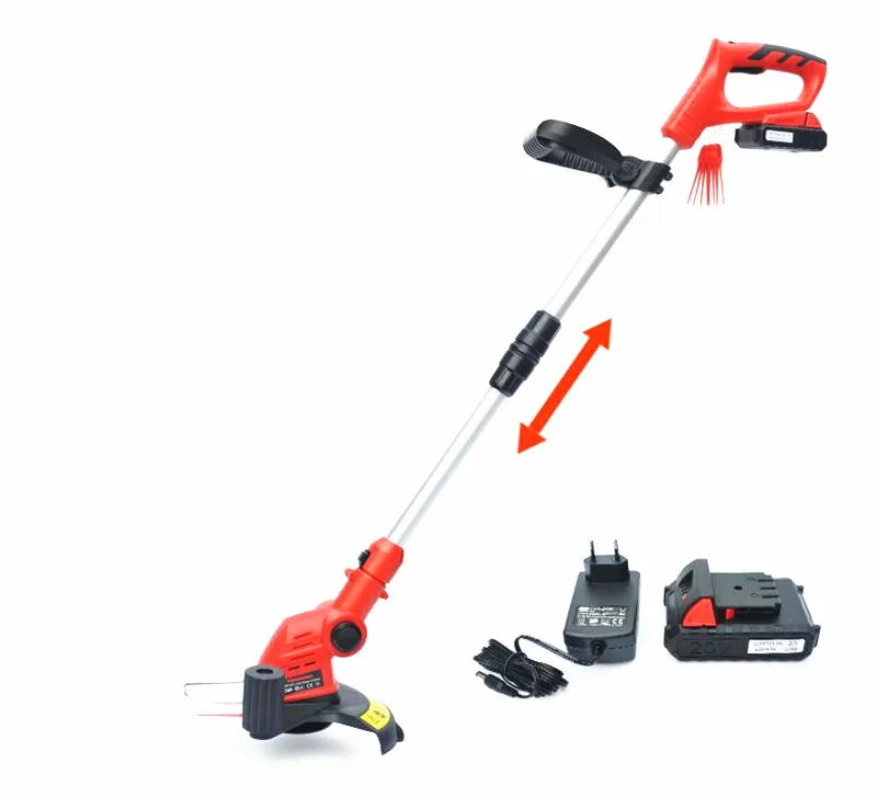 Garden Tool Set Grass Trimmer Electric Home Lawn Machine Cutting Li ion