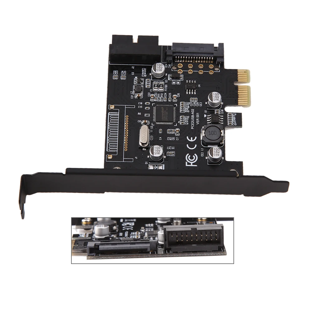 USB 3,0 PCI-E Express 19pin разъем 15pin SATA контроллер расширения питания адаптер карты для окна/XP/VISTA