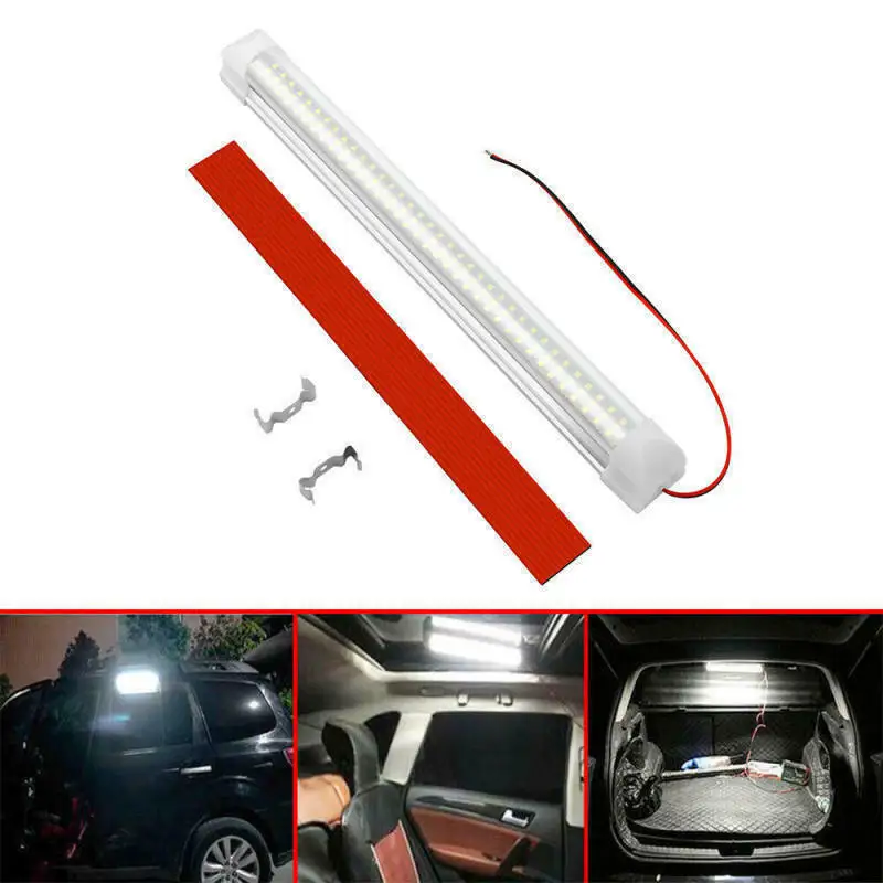 

6500K IP45 Caravan Accessories 108 LED Interior Light Bar Strip with ON/OFF Switch for RV Truck Camper Boat 1pcs