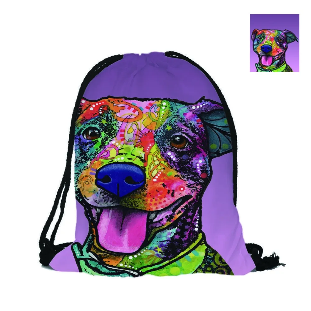 Cute Pitbull I Fashion Custom 3D печать домашних животных собак двухсторонняя Мужская и