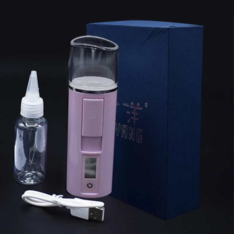 

Lovely Gift USB Charging Portable Skin Test Nano Protabe Facial Moisturizing Mist Spray Handy Atomization Mister Beauty Tool