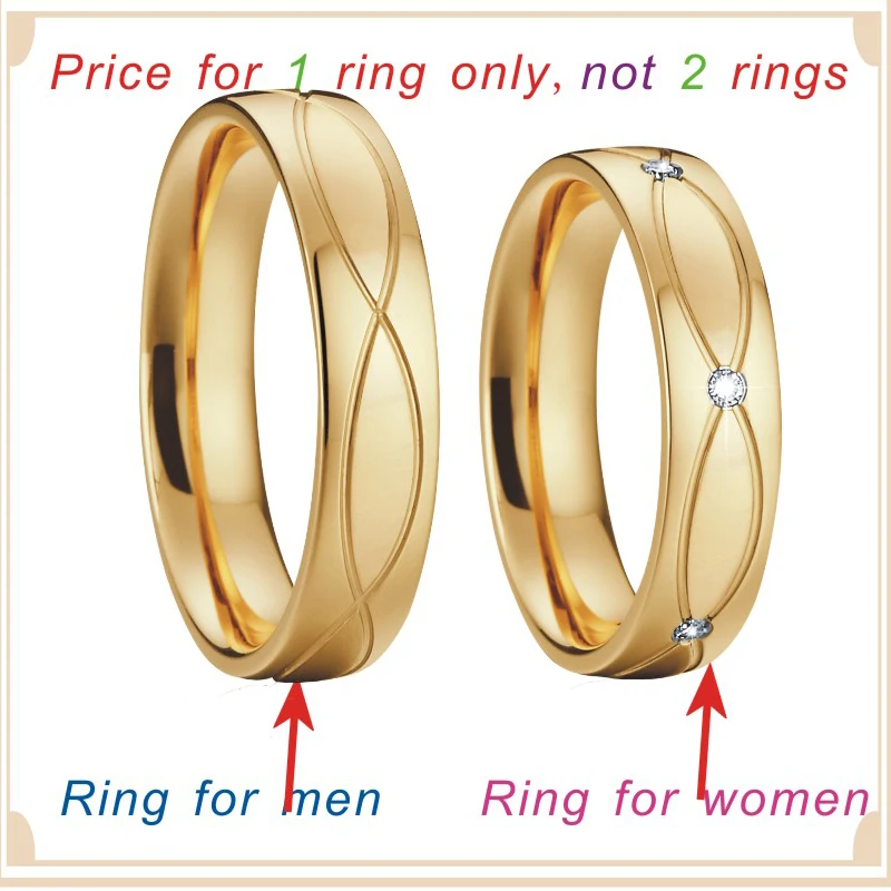 classic vintage alliances mens women's Engagement Wedding Couples Rings anel ouro anillos 3pcs cz stones (2)
