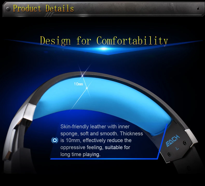 Vibration Function Professional Gaming Luminous Headphones 11