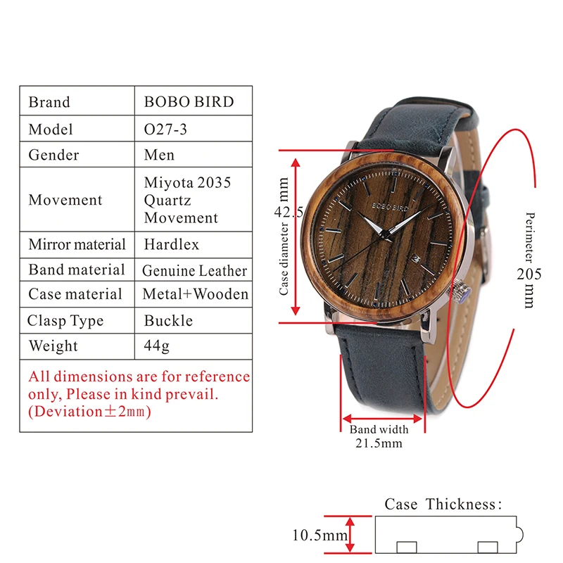 BOBO BIRD деревянные металлические часы мужские фирменный дизайн легкие кварцевые часы с календарем принимаем Индивидуальные прямые поставки