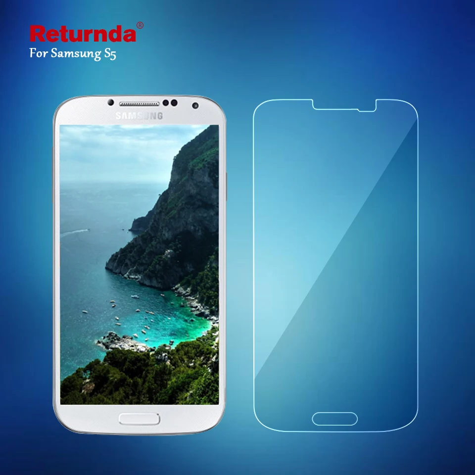 9 H 2.5D Закаленное стекло пленка для samsung Galaxy S2 i9100/S3/S3mini/S4/S4 mini/S5/S5 Mini/S6 Оптовая