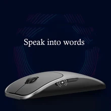 Интеллектуальная голосовая беспроводная мышь AI с голосовым входом, высокоточная сенсорная bluetooth мышь 2,4G для ноутбука, компьютерная мышь