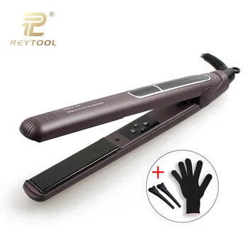 

2020 New Profession Ceramic Iron Electric Hair Flat Iron Hair Straightener Styler for Lady LCD Digital chapinha para cabelo 220V