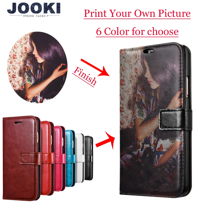 OnePlus Funda de cuero para móvil 7T Pro, carcasa con tapa para 7T, hecha a medida, con y foto|Fundas antigolpes para teléfono| - AliExpress