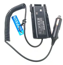 Для Baofeng двухканальные рации аксессуар UV82 батарея Eliminator автомобиля зарядное устройство для портативный любительский радиопередатчик UV-82