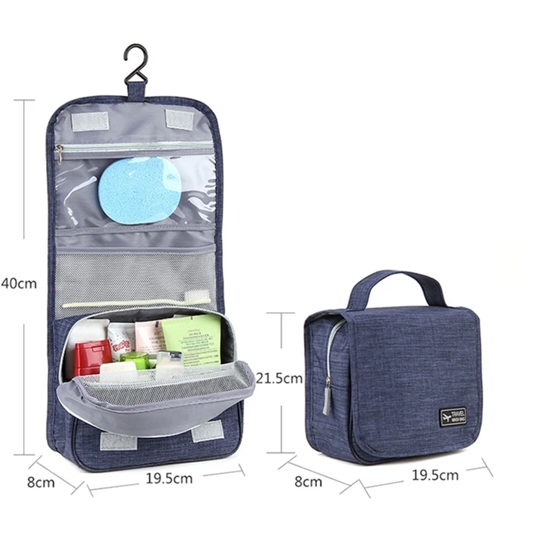 السفر المنظم حقيبة للجنسين النساء المحمولة شنقا الضروريات منظم أدوات الزينة الجمال غسل أكياس للماء