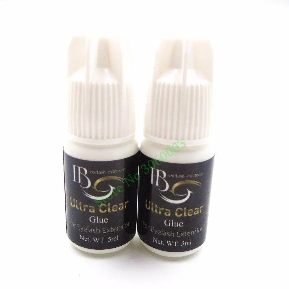 i Beauty 2 pieces Eyelash Extension Glue Ultra Clear Glue for
