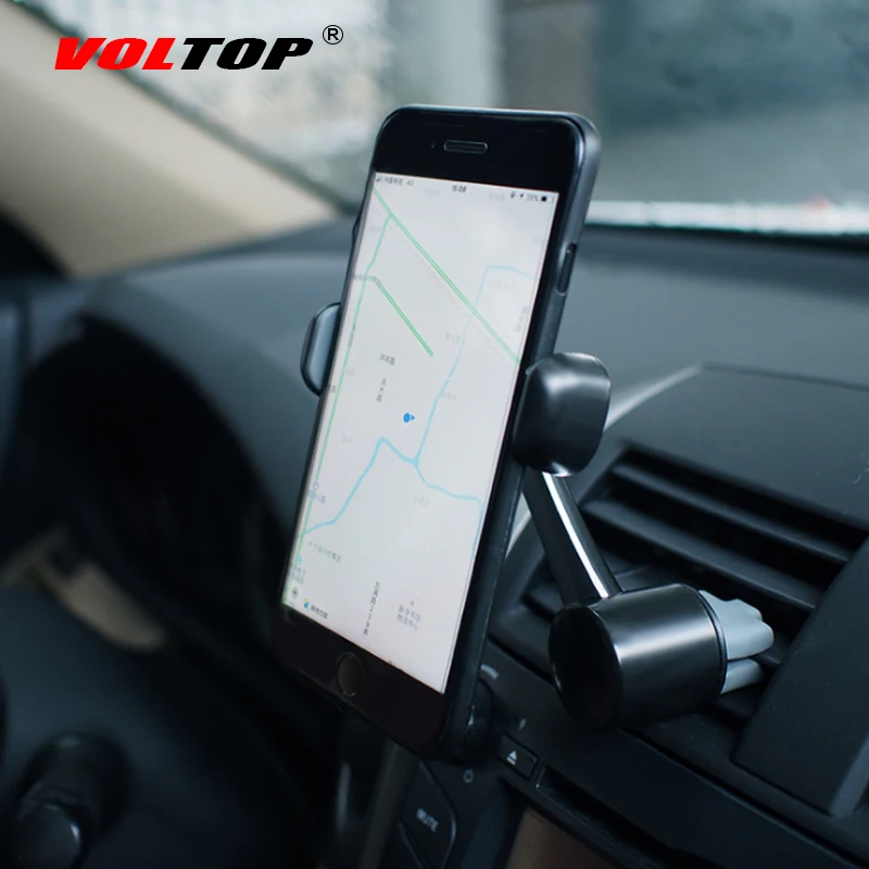 

VOLTOP Full Angle Horizontal Vertical Phone Holder Car Accessories Air Outlet Universal Mobile Phone Support Auto Supplies