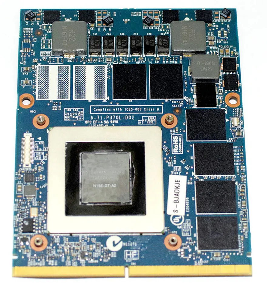 Original GTX 870 mt GTX870M 3g DDR5 Video VGA Grafikkarte Für P370EM P375SM P157SM P151SM P150SM P1